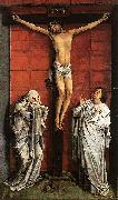 Rogier van der Weyden Christus on the Cross with Mary and St John painting
